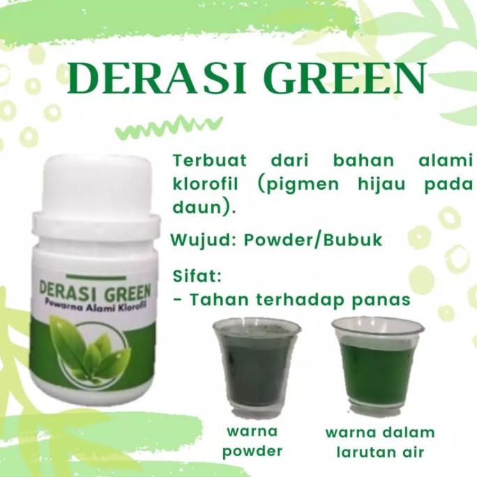 

Derasi Green / Pewarna Makanan Alami / Copperchlorophyllin