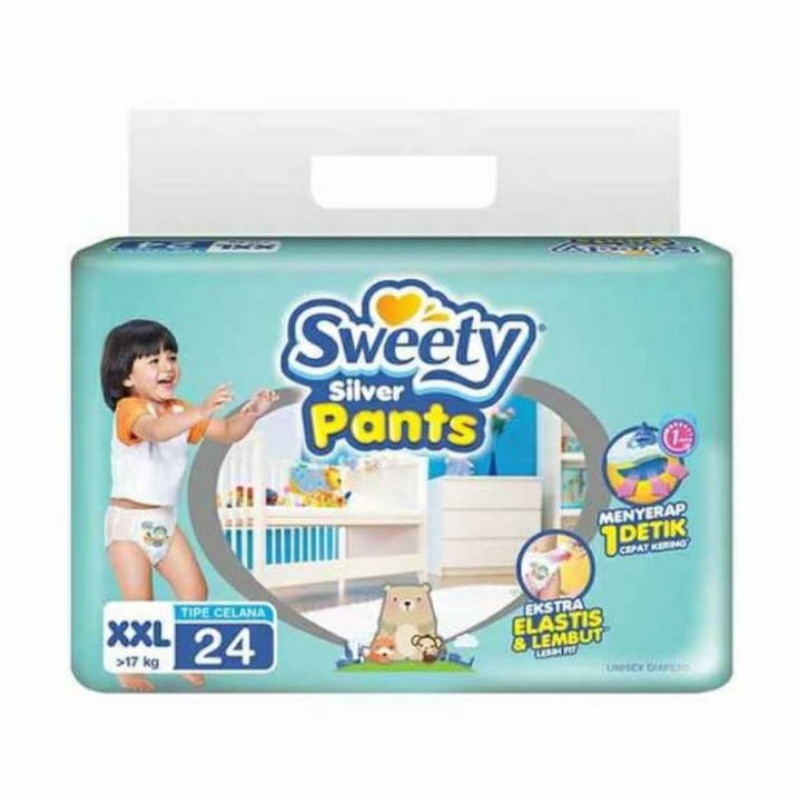 Popok Sweety Silver pants XXL 24