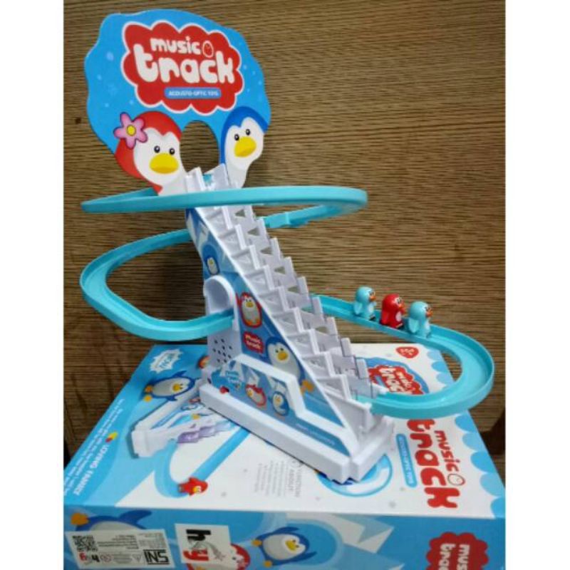 Mainan Seluncur Slide Tangga Seluncur Karakter  Kitty Pony Thomas Pinguin Bisa COD