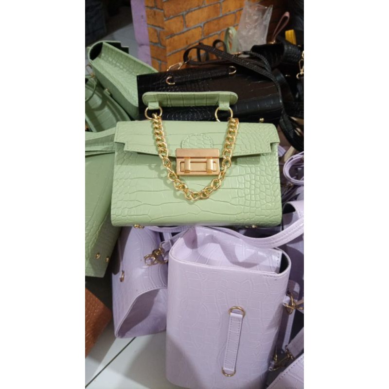 Tasselempang/tas croco/Tas wanita/tas termurah/Tas import