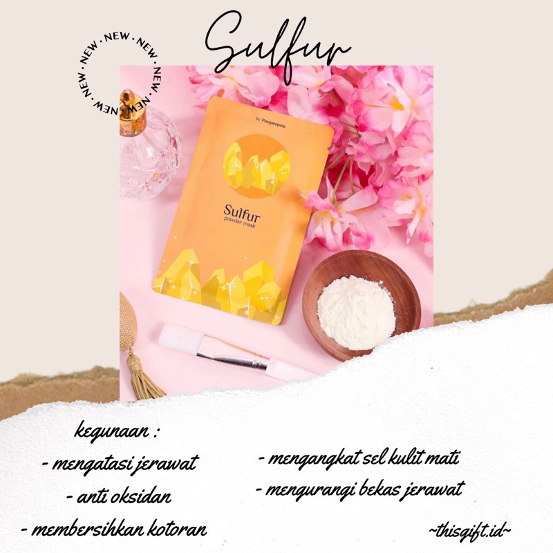 Masker Organik Varian Sulfur