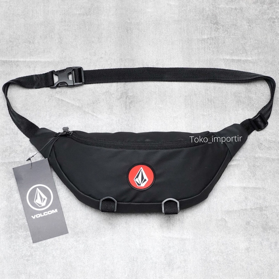 Waistbag Volcom Import Mirror Ori Tas Pinggang Pria Waterproof