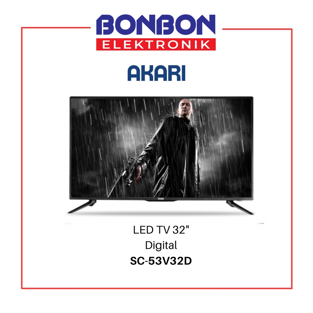 Akari LED Digital TV 32 Inch SC-53V32D Smart Connect