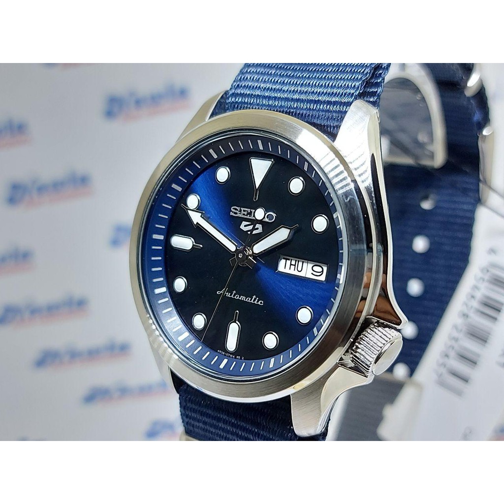 Seiko 5 Sports SRPE63K1 Automatic Blue Dial - Jam Tangan Pria SRPE63