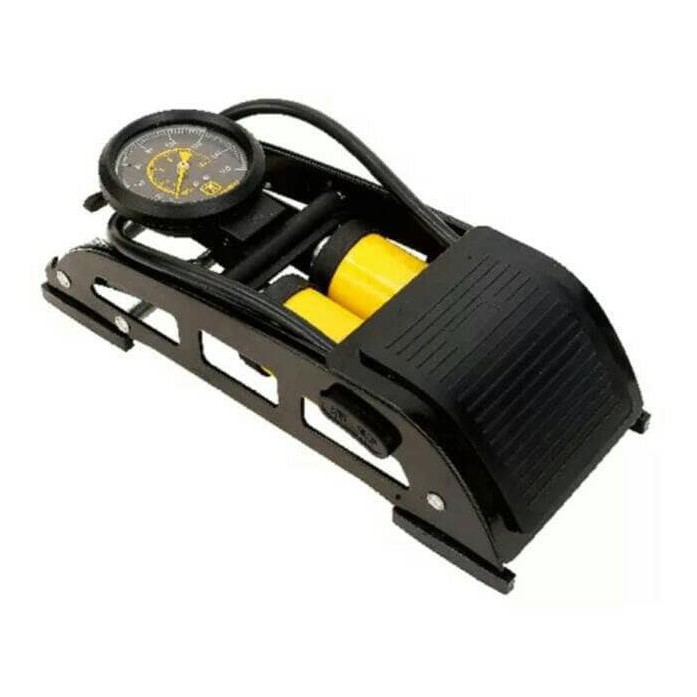 Pompa Ban Angin Kaki Injak Silinder Tabung Ganda Feet Pump Krisbow