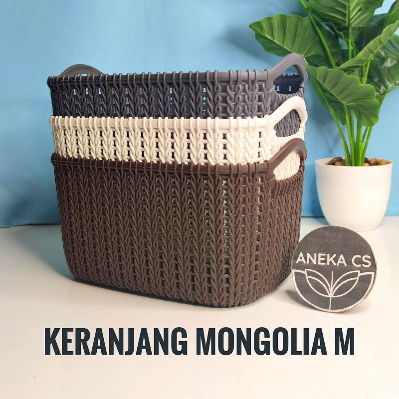 keranjang Clio mongolia S &amp; M motif mewah Keranjang Estetik