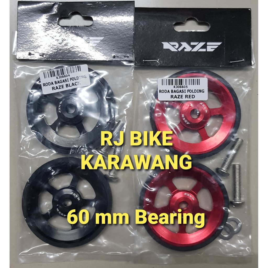 Easy Wheels Raze CNC Alloy Easy Wheel Folding Bike Roda untuk pikes brompton threesixty dan lainnya