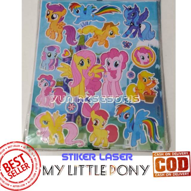 Sticker Stiker My Little Pony Anak Perempuan