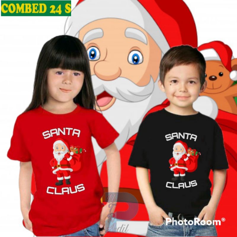Kaos Anak Hari Natal/Kaos anak Baju anak/Kaos Anak Laki laki Kaos Anak Perempuan/Kaos Anak Cewek/Kao