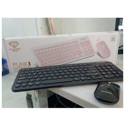 Keyboard Mouse Combo Wireless Divipard Ultra Slim Super Silent Click KM520