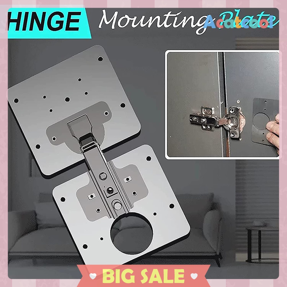 Hinge Repair Plate Cabinet Cupboard Furniture Drawer Window Repair Hardware