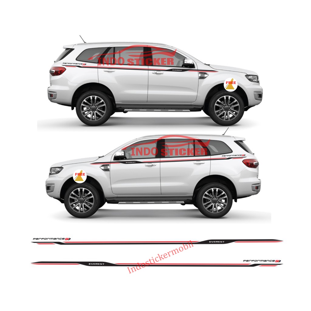 STICKER STIKER MOBIL EVEREST STIKER LIST MINIMALIST MOBIL FORD EVEREST PERFORMANCE