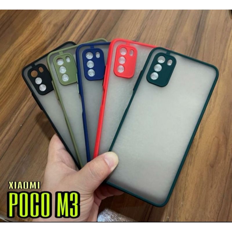 Case Dove Xiaomi Poco M3 New 2021 My Choise Armor Matte Dove Transparent