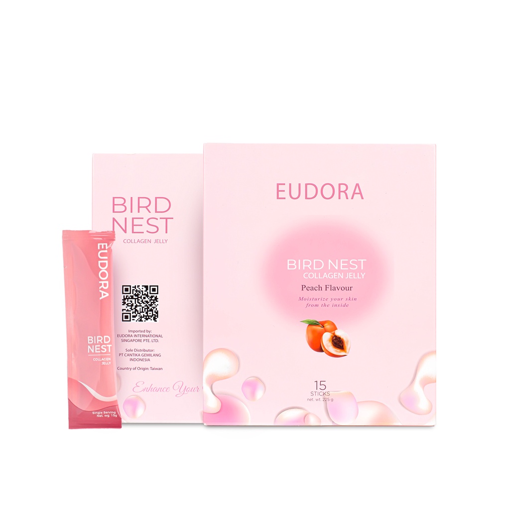 Jual Eudora 1 Collagen Jelly Skin Brightening Sarang Burung Merah