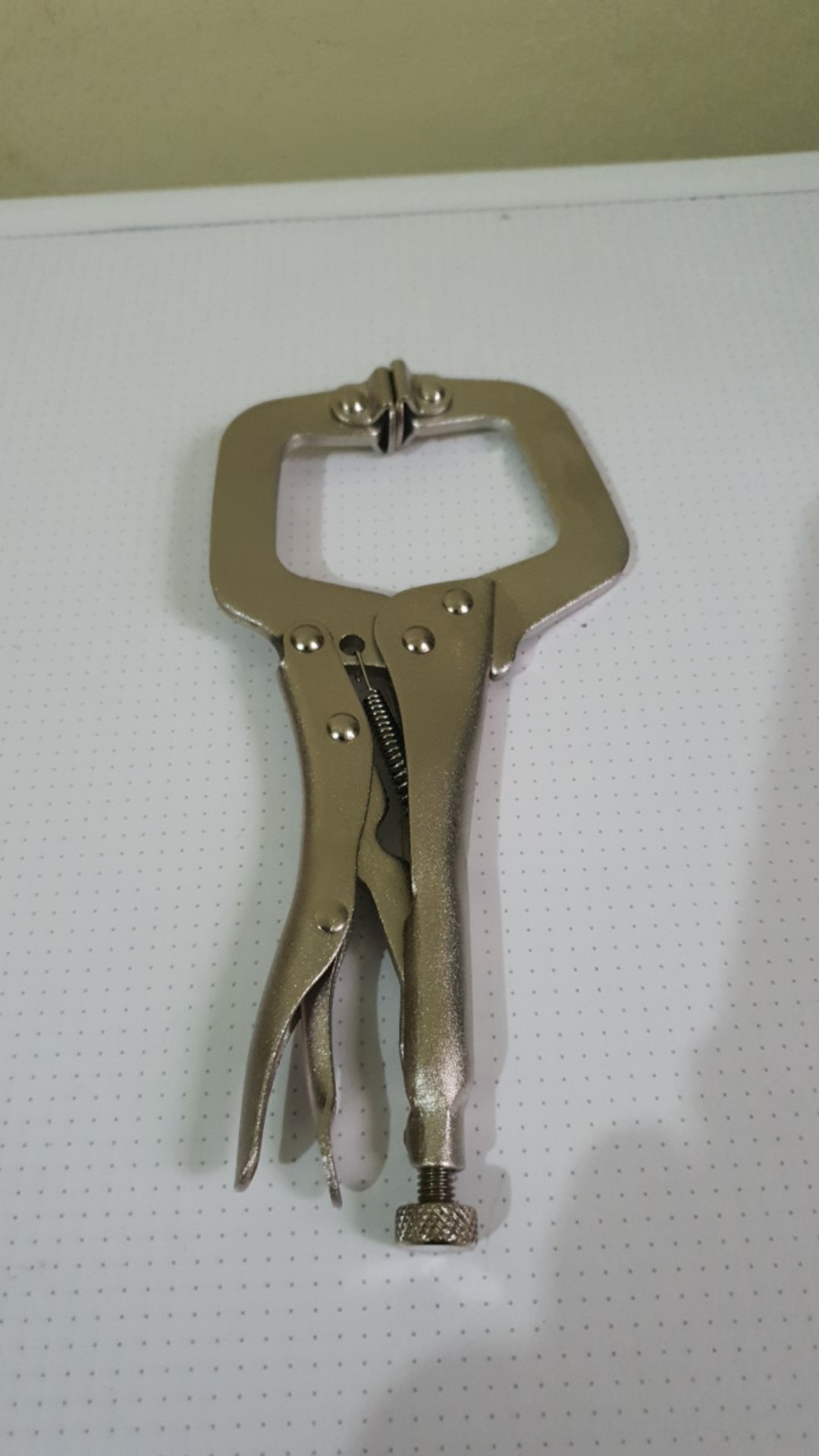 Tang Buaya Jepit Catok Kunci Mini Lock Plier C Clamp Swivel Lock