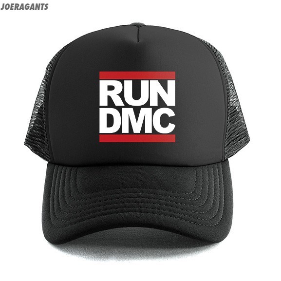 RUN DMC - TRUCKER HAT / CAP | MUSIC MERCH | TOPI JARING BAND | COD | UNISEX | HIP HOP RAP joeragants