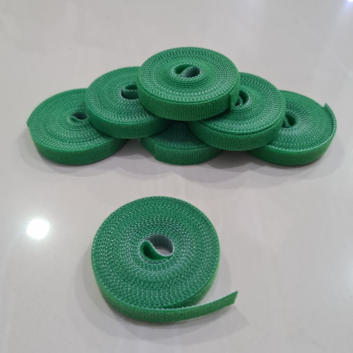 PROMO TERBATAS- Velcro Tanaman | Ikat Turus Tanaman | Velcro Hijau - Lebar 1.5cm