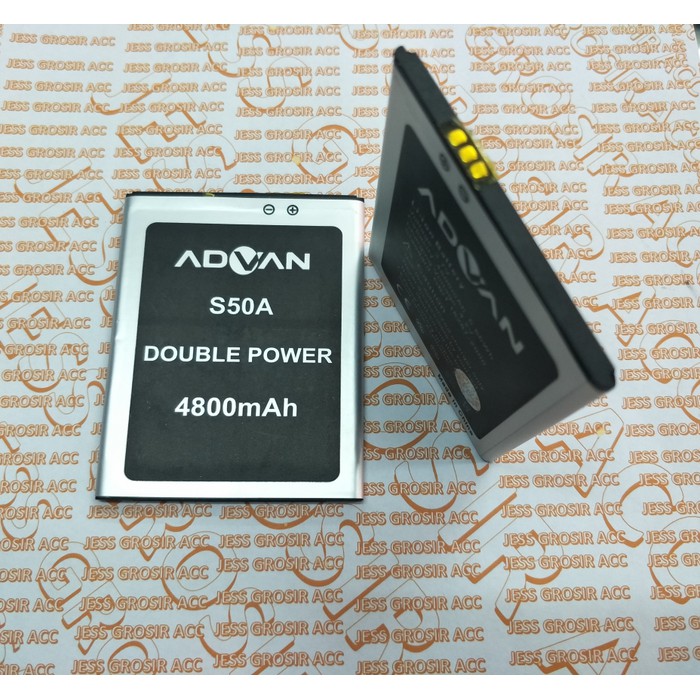 Baterai Battery Batre Original Double Power ADVAN Vandroid S50A