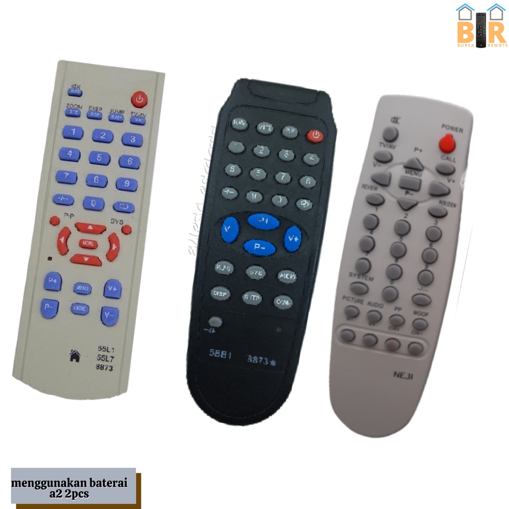 Remot / Remote Tv Tabung China pengganti pernah ganti mesin Series