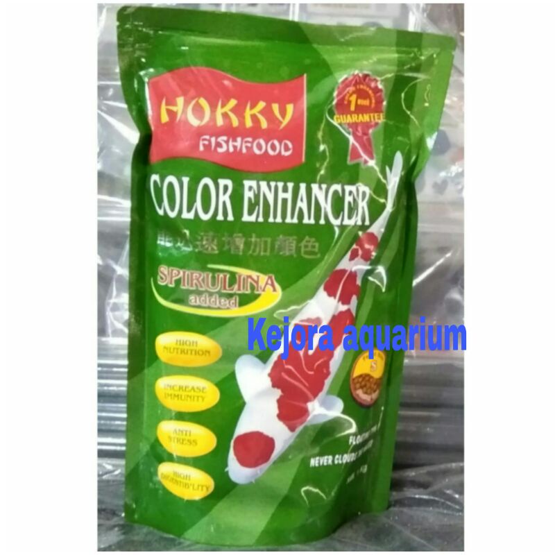 Hokky Hoky Hoki Color Enhancer 1 kg makan ikan koi pakan ikan koi untuk warna / Pelet ikan koi