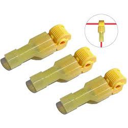 Kabel Jumper Konektor T Kuning 4-6mm2 Wire Connector Cabang Split Cable