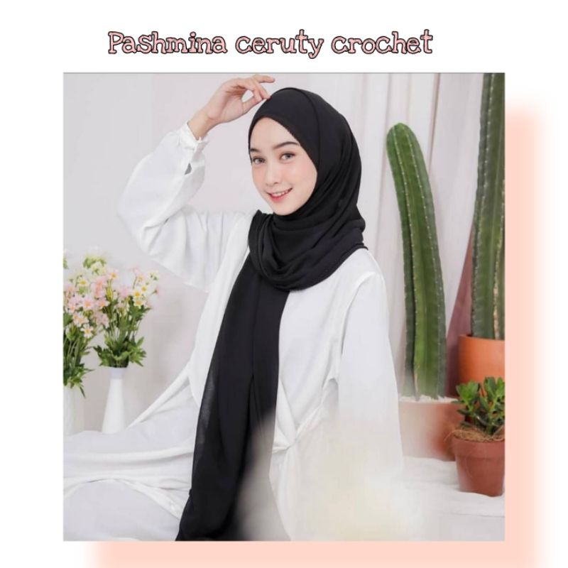 Pashmina Ceruty Crochet
