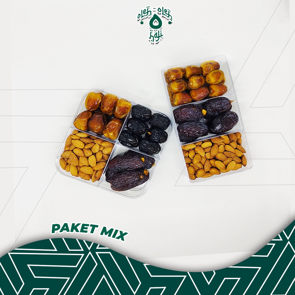 

Paket Kurma Kacang 3in1 4in1 / Oleh-oleh Haji Kurma mix Kacang / Oleh Oleh Mix Kurma Kacang