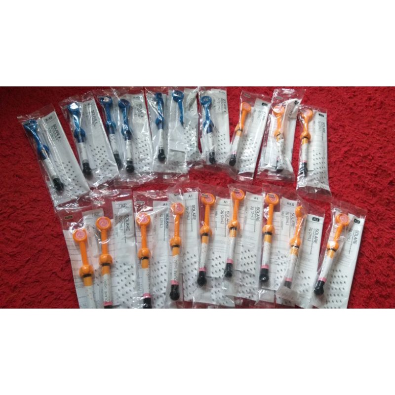 1 pcs Composite solare anterior dan Posterior/ Solare X/ Tambal Gigi solare made in Japan