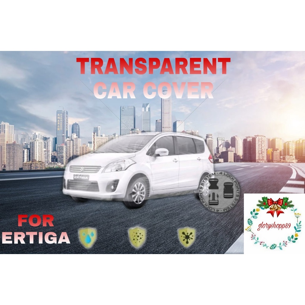 Cover Mobil Plastik Transparan Anti Air ERTIGA - Sarung Mobil Plastik Bening Tebal Ertiga - Selimut 