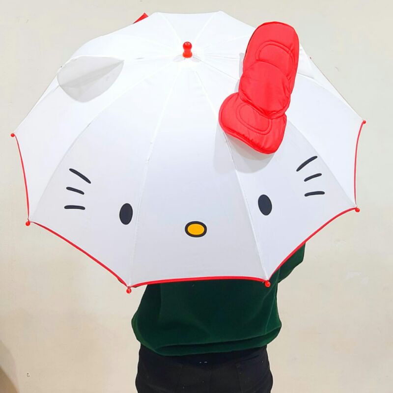 Umbrella Payung Anak Cute Kitty Panjang 62cm