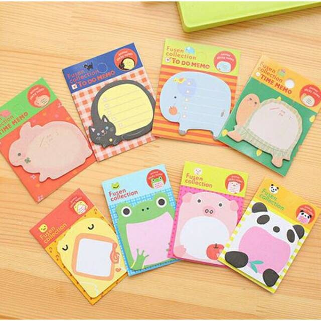 

Post it sticky note animal lucu unik murah