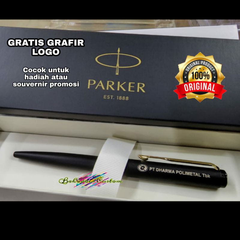 

PULPEN PARKER VECTOR ORIGINAL GRATIS CUSTOM GRAFIR LOGO ANDA COCOK UNTUK SOUVERNIR PROMOSI DAN HADIAH SPESIAL