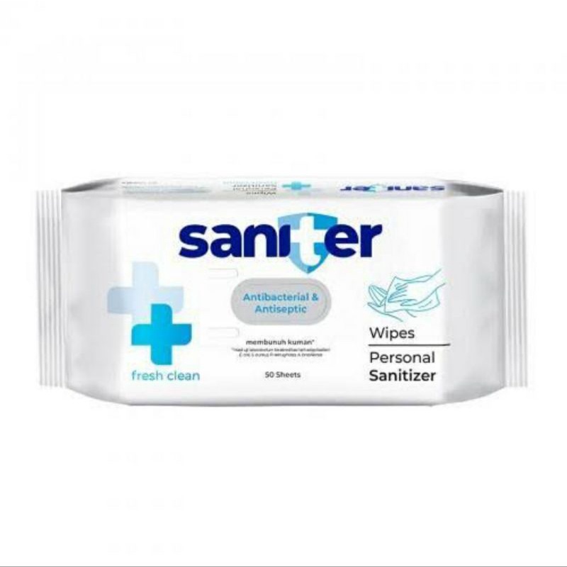 Tissue basah saniter antibacterial & antiseptic