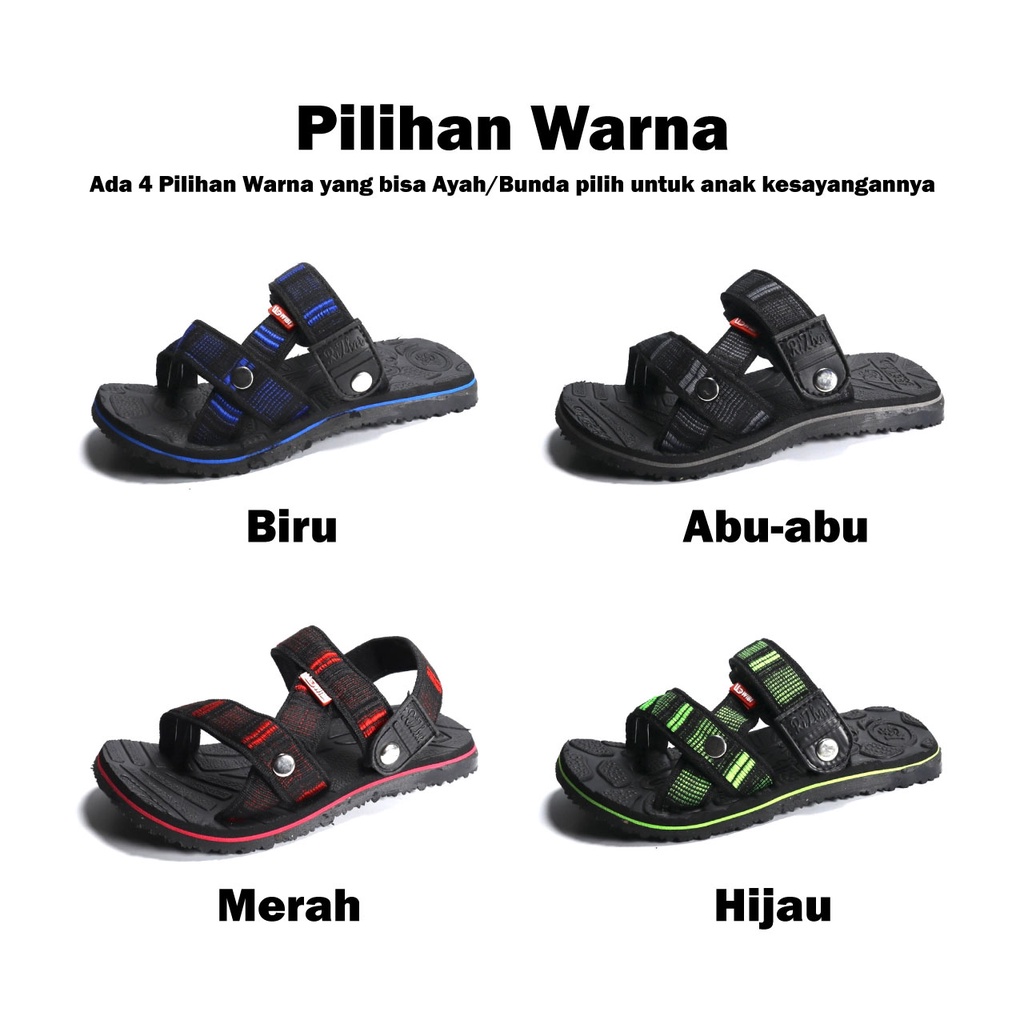 AFLAH X WIBI Sandal Gunung Anak Laki-laki Size 26-37 SW01