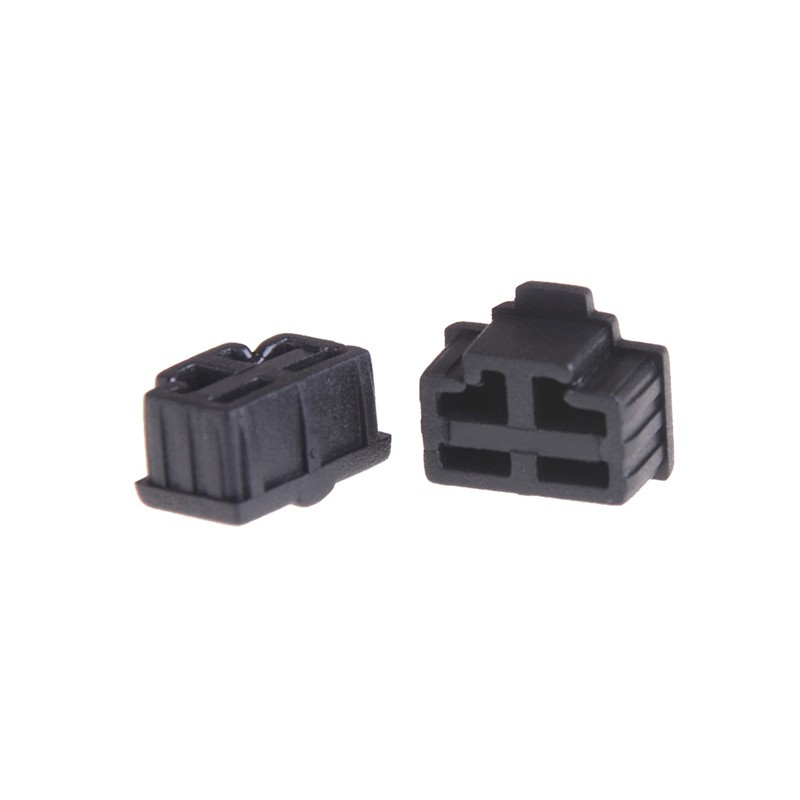 (Ele) 10pcs Plug Pelindung Port Ethernet Rj45 Anti Debu Warna Hitam / Putih