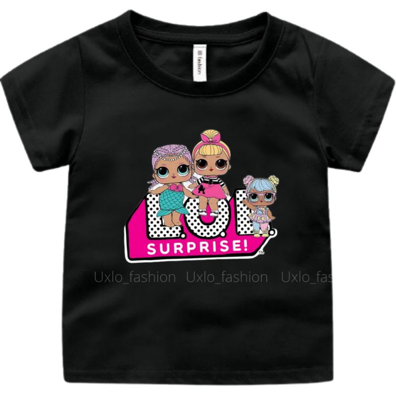 Kaos Anak Perempuan Lol Surprise Murah Umur 2 sampai 15 Tahun Uxlo Fashion