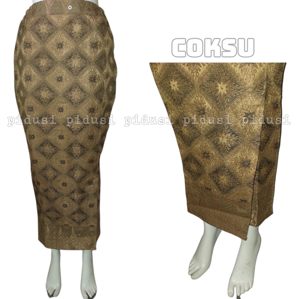 ROK SPAN MOTIF SONGKET / ROK SPAN / ROK WISUDA / ROK PESTA / ROK SONGKET FORMAL