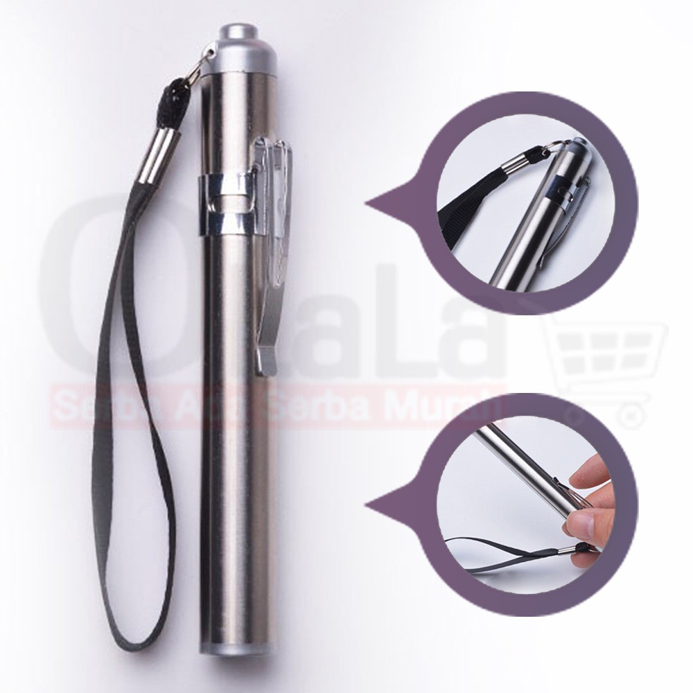 Mini LED Senter Saku Taktis Senter Obor -  LED Pulpen Ringan - Senter Mini B-865