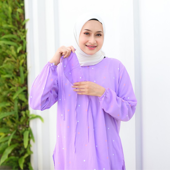 Baju Tidur Wanita Katun rayon Viscose Tiedye Pajamas Set-3