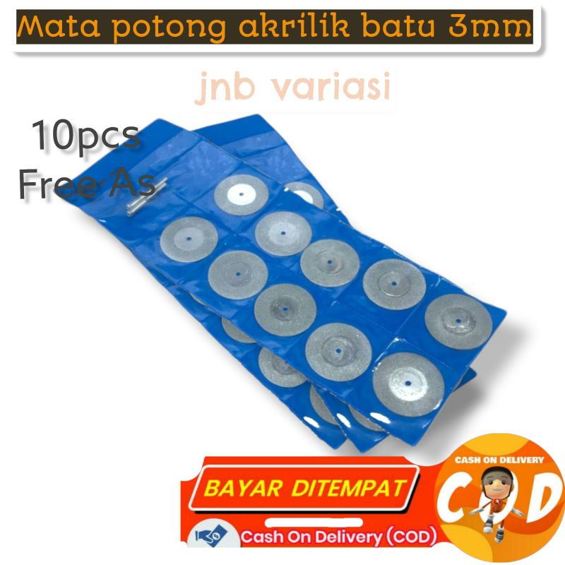 Mata potong circular saw mini potong akrilik batu kaca Bor mini grinder Mata potong serbuk mini geri
