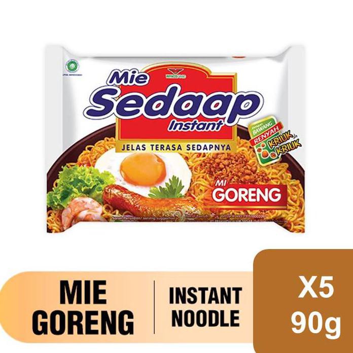 

Pasti Ready Mie Sedaap Goreng 90Gr X5