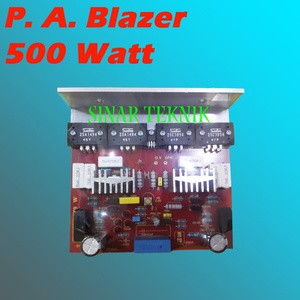 Kit Power Amplifier Blazer 500W Mono + Transistor Sanken TR1494-3858 ASLI Audio Power Spekaer Sound System 500 Watt