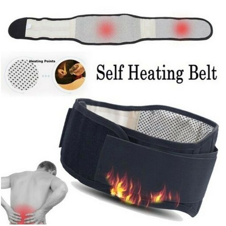 Tourmaline Pinggang Back Waist Support Sabuk Terapi Pemanas Penghangat Magnetic Protector Magnetik