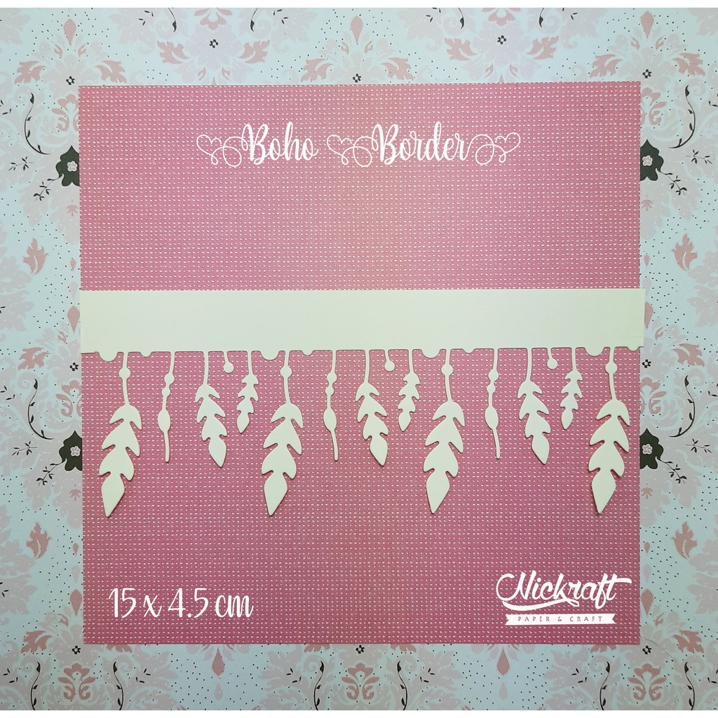 

BOHO BORDER - Bahan Scrapbook