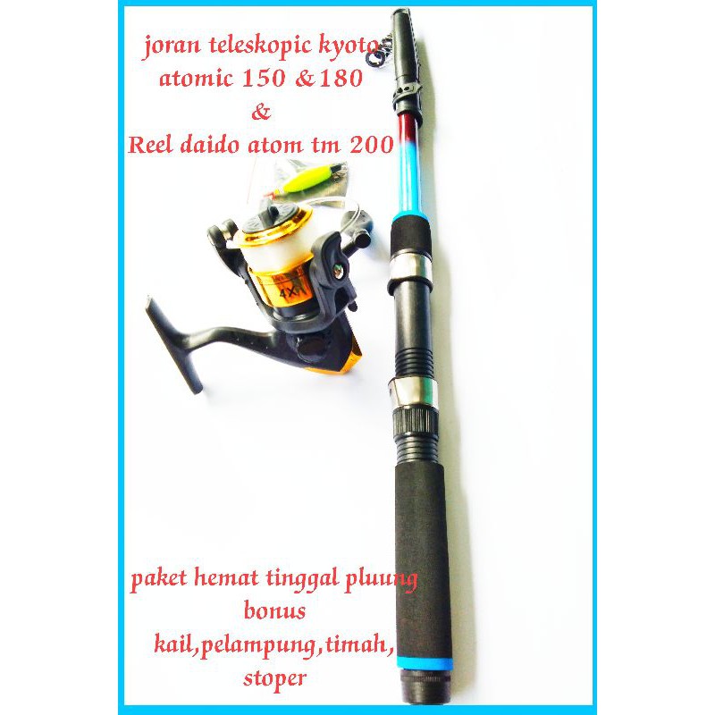 satu set alat pancing murah