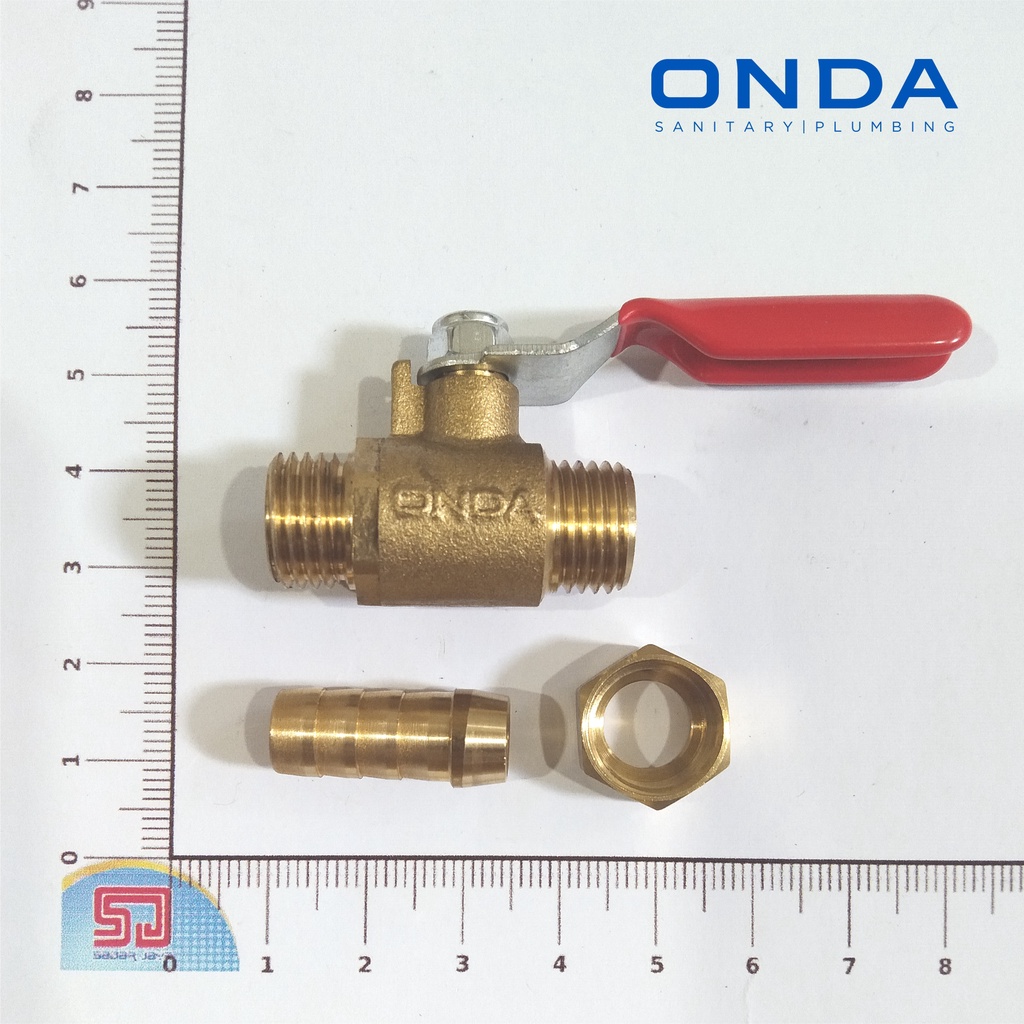 ONDA Ball Valve Compressor 1/4&quot; Katup Keran Ball Valve Kompresor