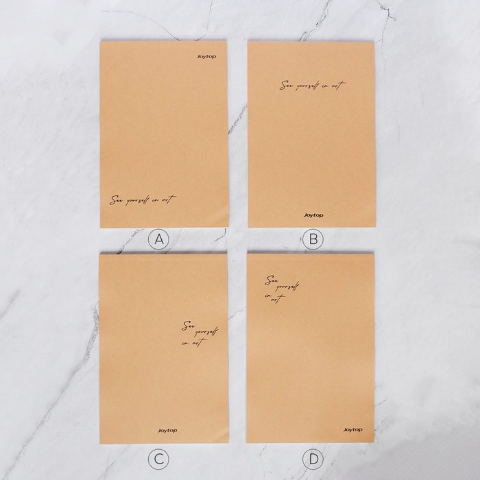 

[RESTOCK] See Yourself In Art Plain Notepad B5 / Buku Catatan B5 / Notes B5 - VARIAN A