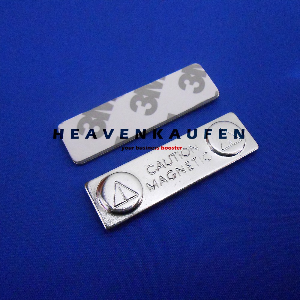 Magnet Merk 3M Silver Untuk Magnet Name Tag / Papan Nama Tas Dll Bagus Daya Rekat Kuat Awet