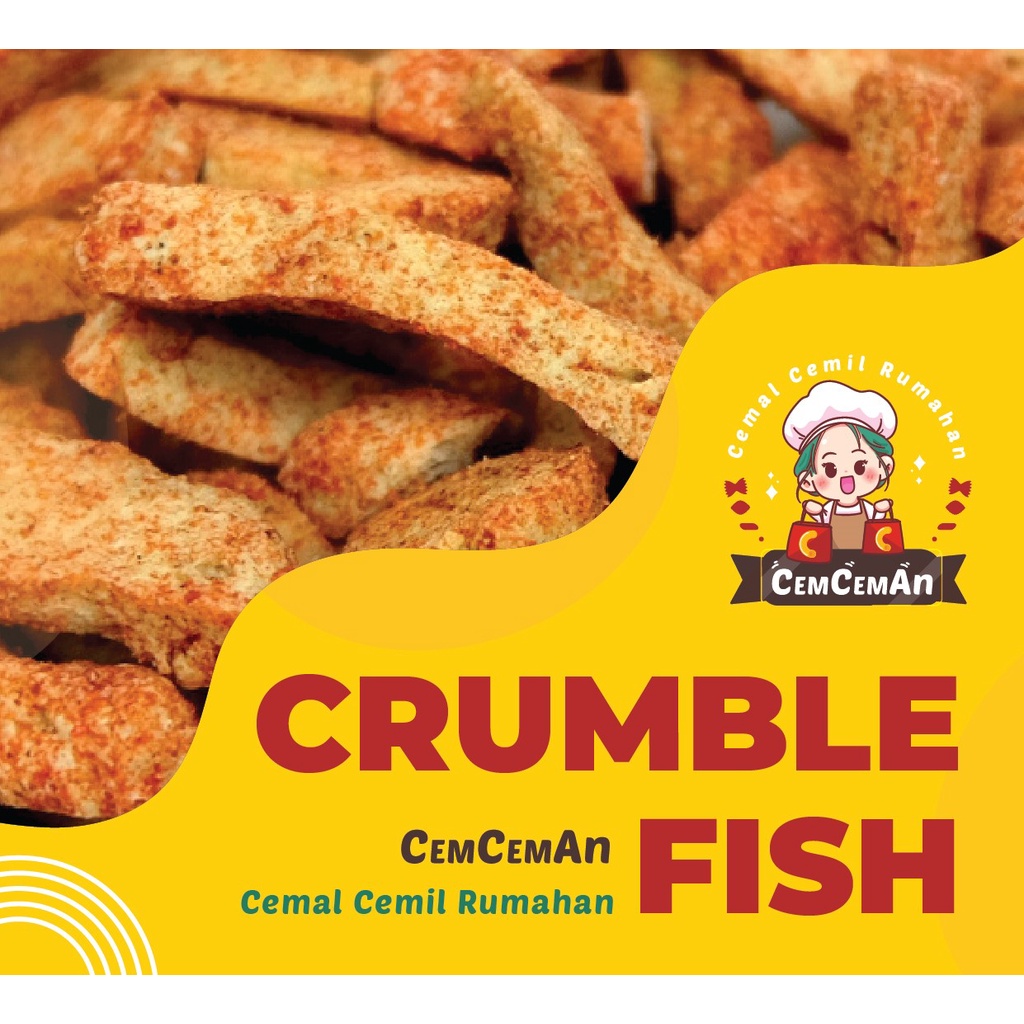 

RECOMENDED MURAH - CRUMBLE FISH 100grm - Cemal Cemil Rumahan Halal