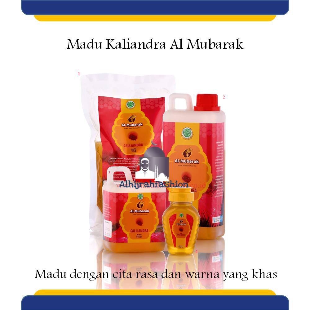 

Madu Kaliandra Al Mubarak isi 500gr Madu Murni Madu Asli